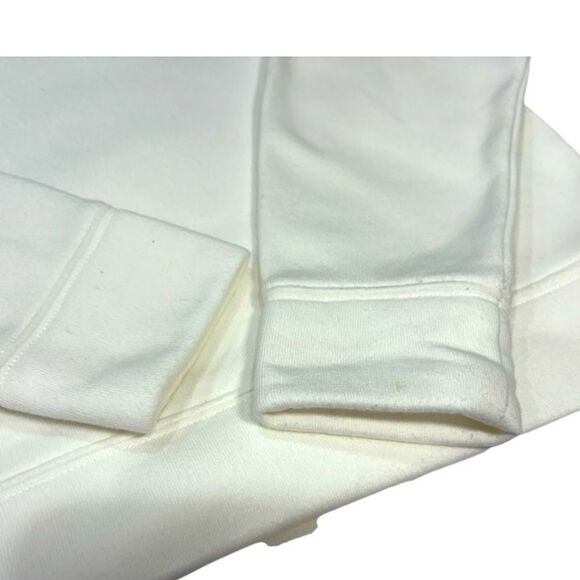 🔥3 for $15 EXPRESS Medium White Puff Sleeve With Rhinestone Sweatshirt - Picture 4 of 7